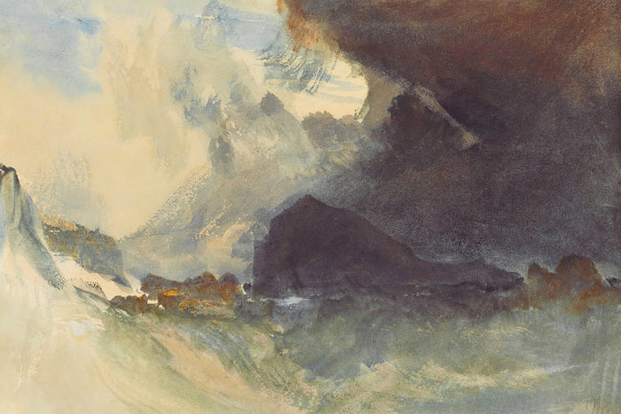 The Mewstone, Devon by Turner, 1823