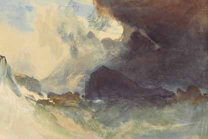 The Mewstone, Devon by Turner, 1823