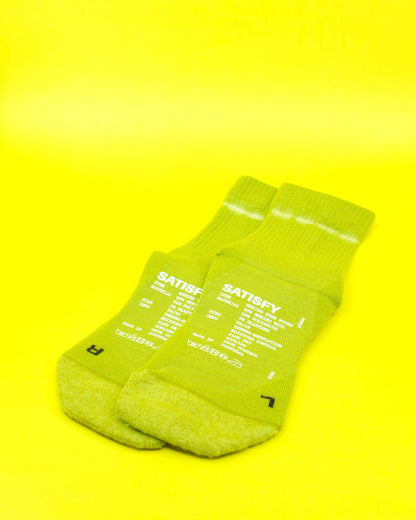 Tie-Dye Grenoble Green Merino Nylon Tube Socks