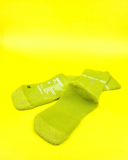 Tie-Dye Grenoble Green Merino Nylon Tube Socks