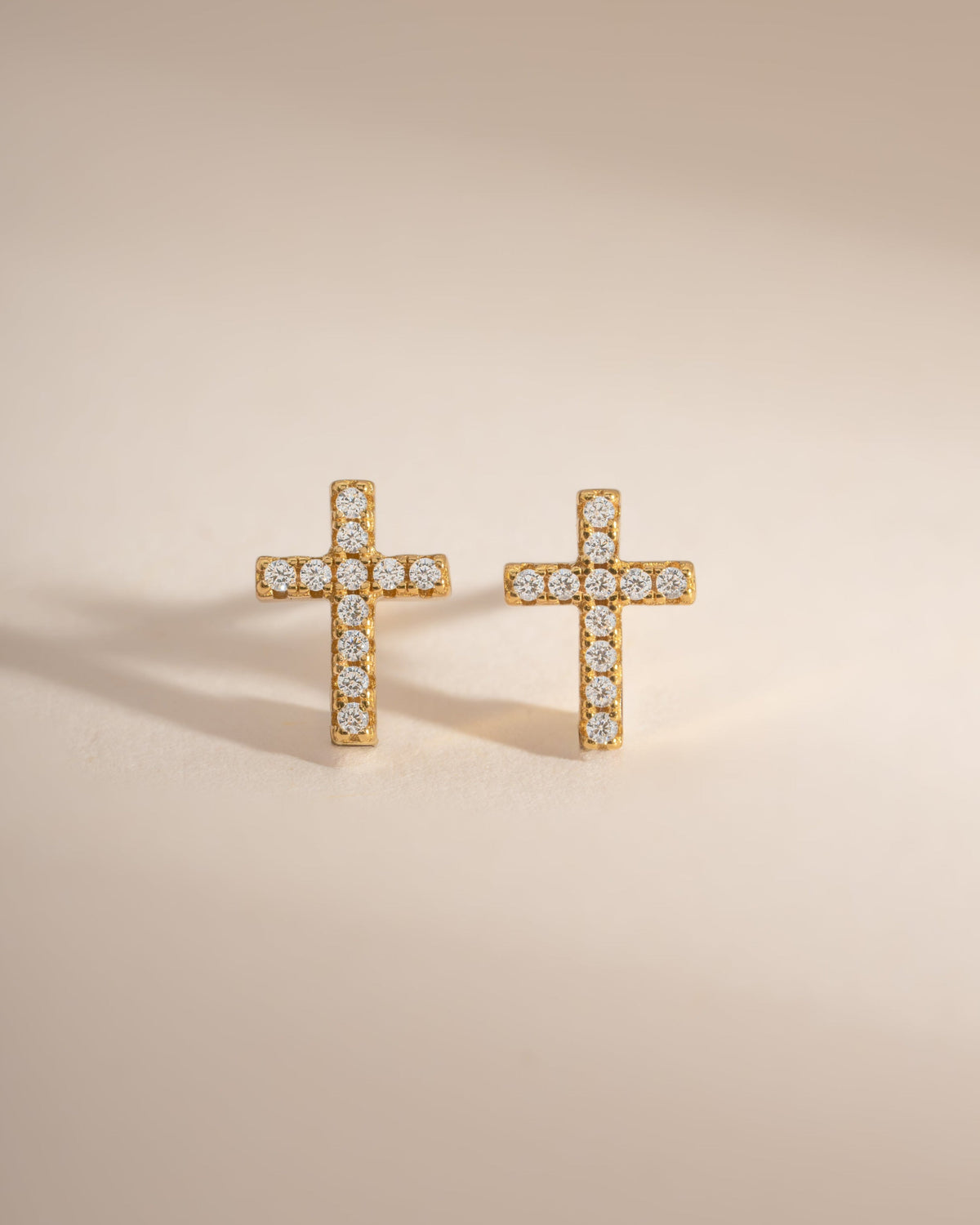 Tiny Cross Studs