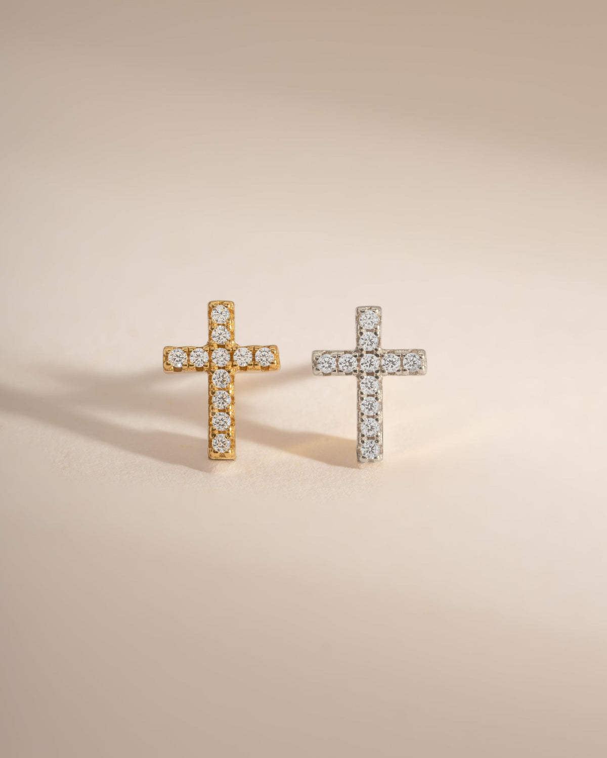 Tiny Cross Studs