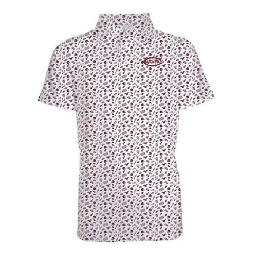 Tom Culver Football Youth Polo - Football Print