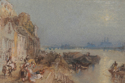 Tours: Sunset: Looking Backwards by Turner, 1826