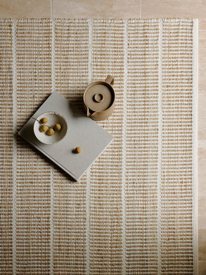 Trellis rug in Natural & Sandstone