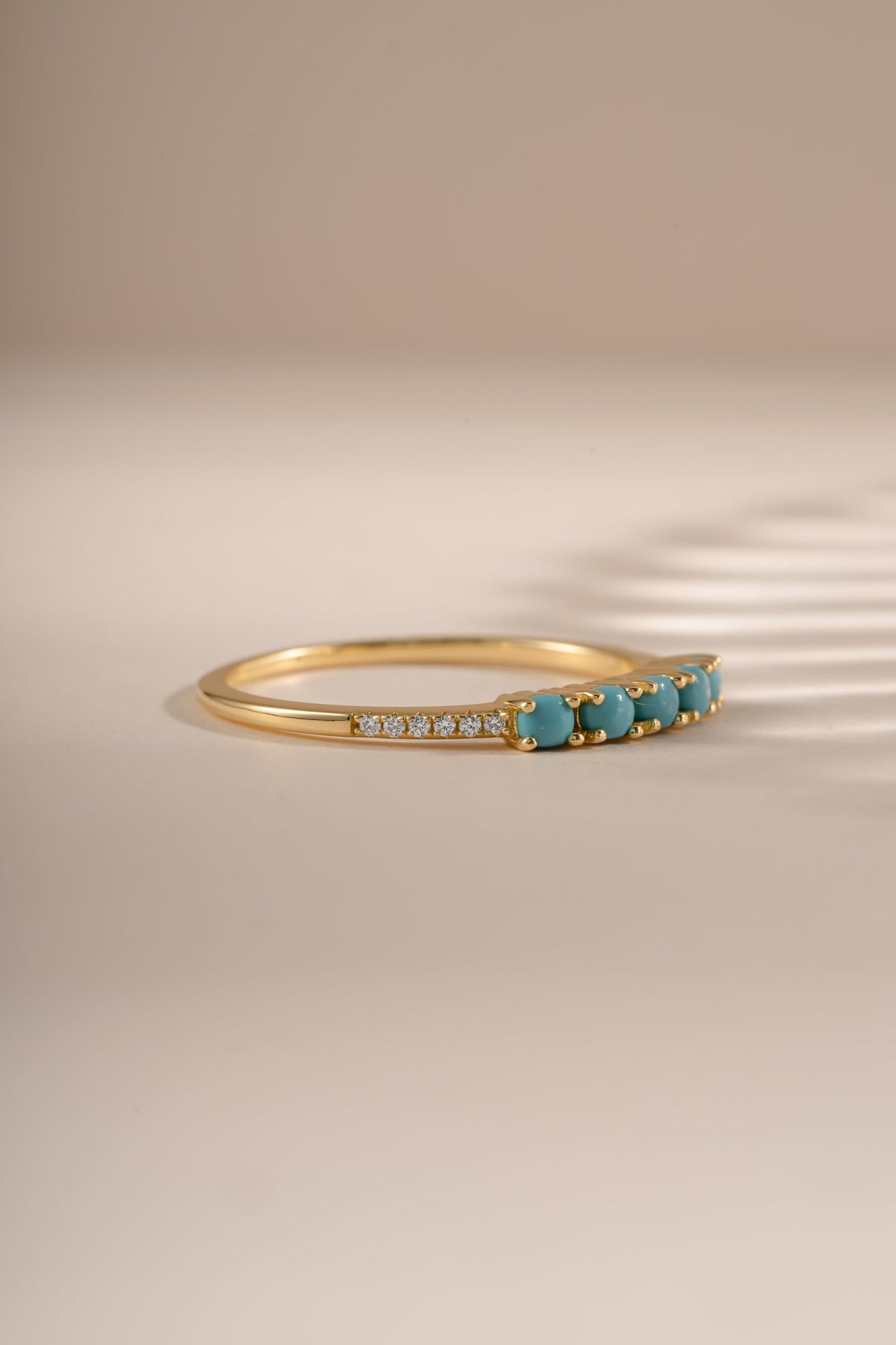 5 Stone Turquoise Ring