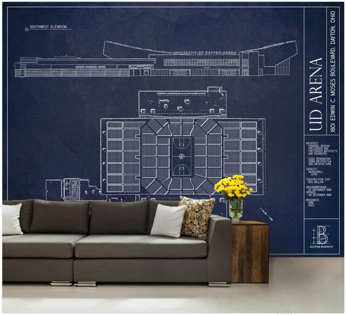 UD Arena Wall Mural