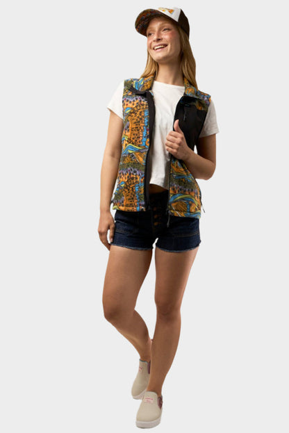 Unbound Brown Fleece Vest