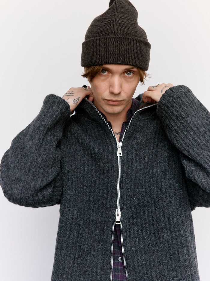 University Brown Rustic Merino Knit Hat | Our Legacy | DEPARTAMENTO