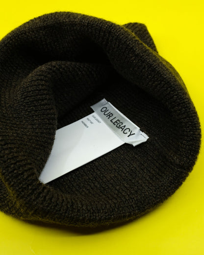 University Brown Rustic Merino Knit Hat | Our Legacy | DEPARTAMENTO