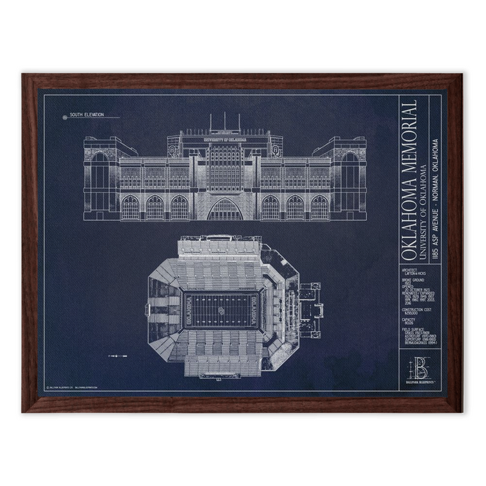 Framed Canvas - Small - Walnut