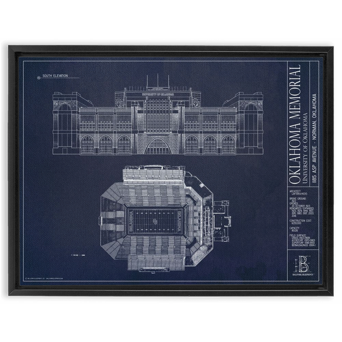 Framed Canvas - Large - Black