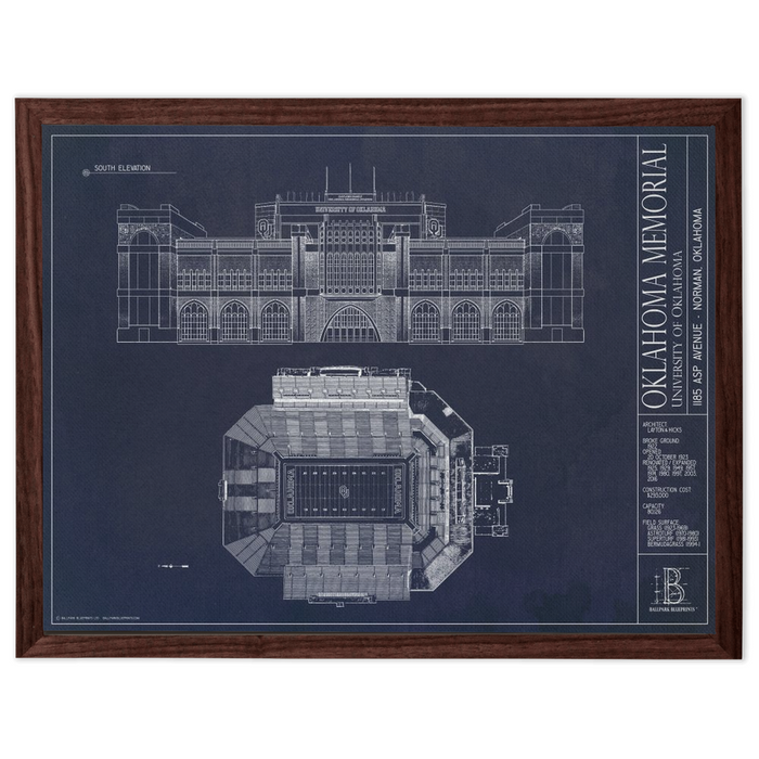 Framed Canvas - Large - Walnut