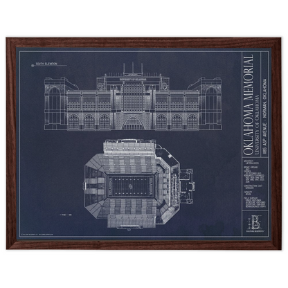 Framed Canvas - Large - Walnut