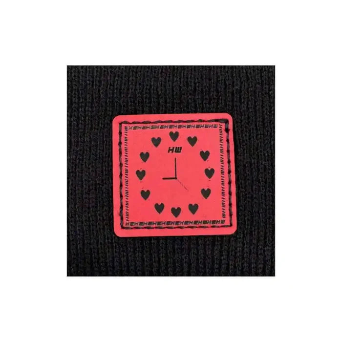 Valentine's Day H Stitch Beanie, Heart Clock