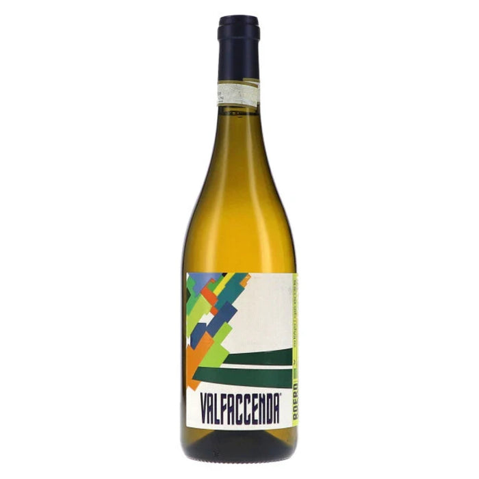 Valfaccenda 2023 Roero Arneis wine bottle with foil-capped neck and label