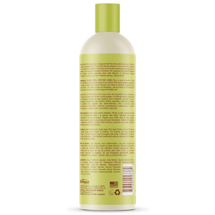 Back view of Vitale Olive Oil Moisturizer 16oz
