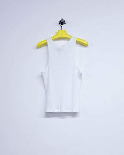 White Organic Cotton Los Niños Tank | Second/Layer | DEPARTAMENTO