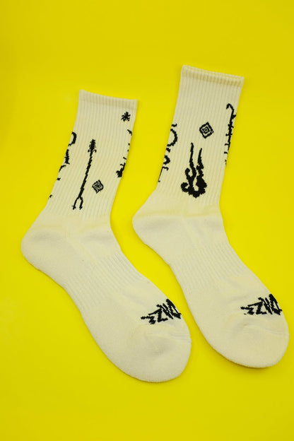 White Tapestry Socks | Lost Daze | DEPARTAMENTO