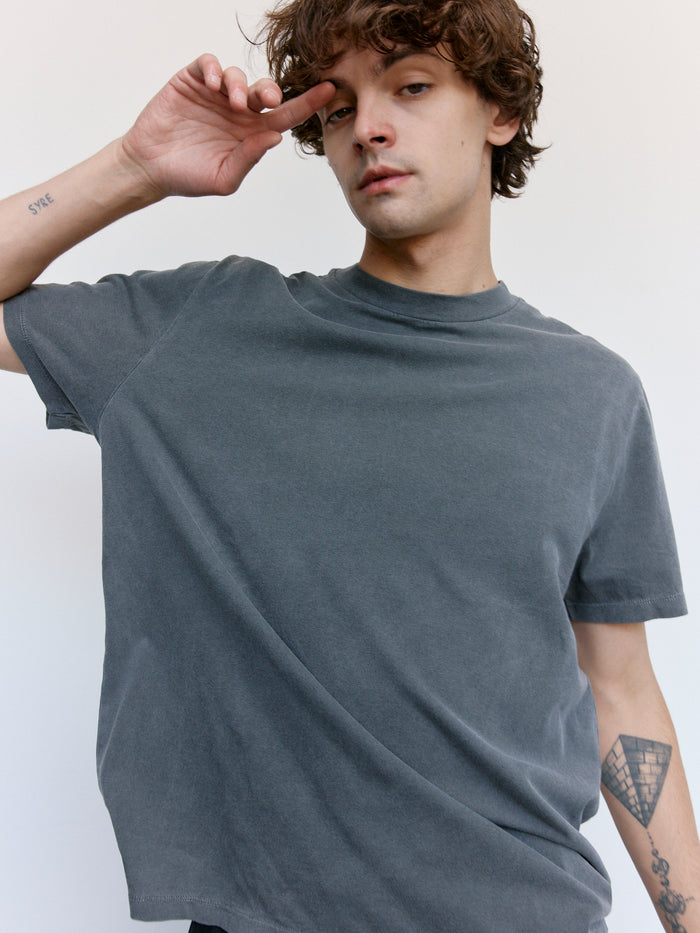Worn Black Legacy Jersey Cotton Box T-Shirt