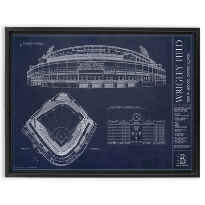 Framed Canvas - Large - Black