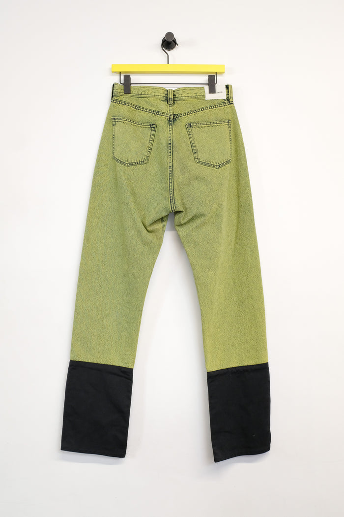 Yellow Naples Snow Wash Byra Denim Jeans | NAMACHEKO | DEPARTAMENTO