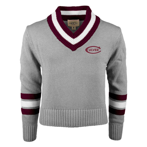 Youth Jamie Varsity Sweater - Grey