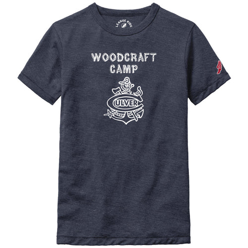 Youth Victory Falls Woodcraft Camp Tee - Navy