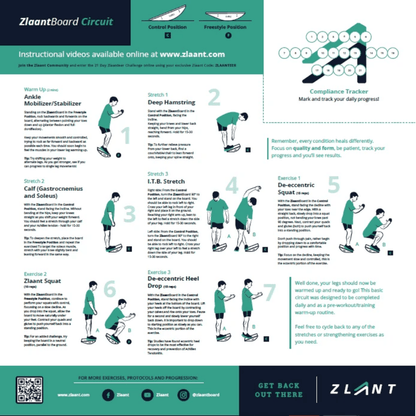 Zlaant Exercise Board - The Sweat Shop
